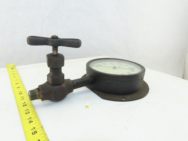 Ashcroft AMP 8331 Vintage Antique 5-1/2" Pressure Gauge 0-100PSI