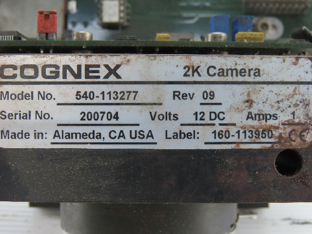 Cognex 540-113277 2K Camera W/Circuit Board Assembly
