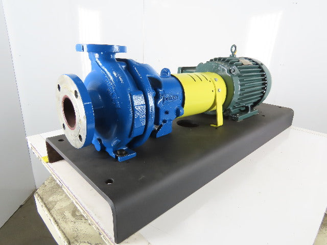 Flow Serve PE1YA5.25 10Hp 3"x1-1/2" Stainless Centrifugal Pump Package 230/460V