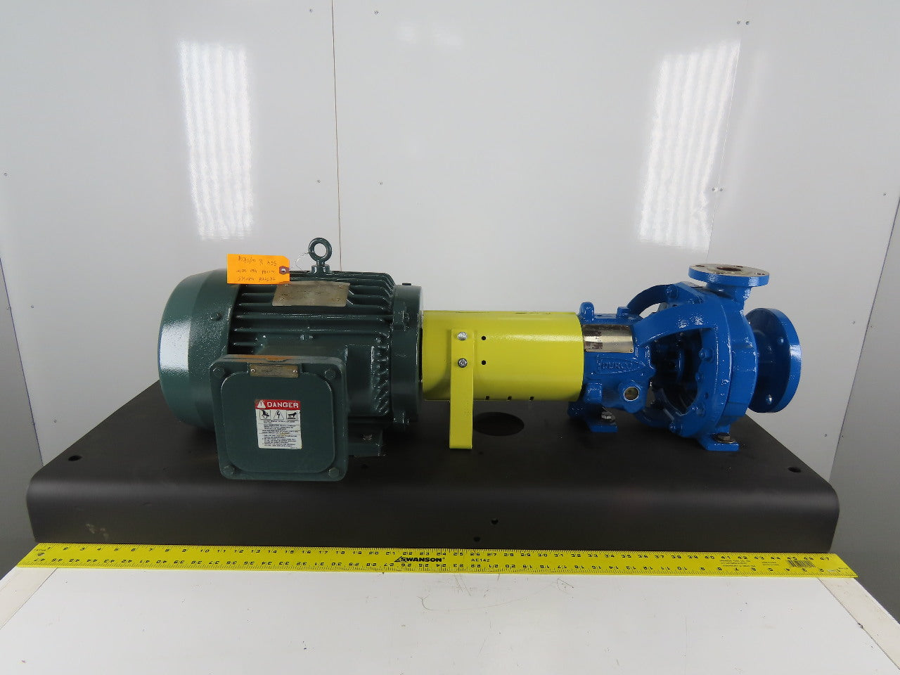 Flow Serve PE1YA5.25 10Hp 3"x1-1/2" Stainless Centrifugal Pump Package 230/460V