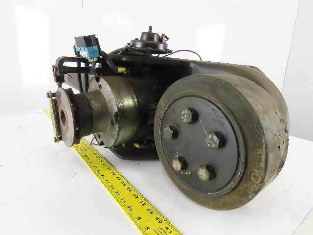 Big Joe 055130 Pallet Jack Drive Wheel Assembly W/12VDC 016042 Electric Motor
