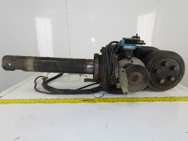 Big Joe 055130 Pallet Jack Drive Wheel Assembly W/12VDC 016042 Electric Motor