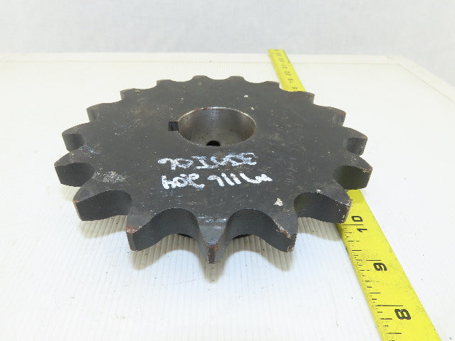 Martin 100BS17 17 Tooth Single Roller Chain Sprocket 1-15/16" Keyed Bore