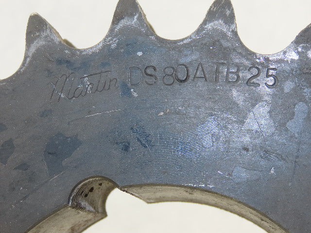 Martin DS80ATB25 25 Tooth Double Roller Chain Sprocket 3020 Bushed Bore