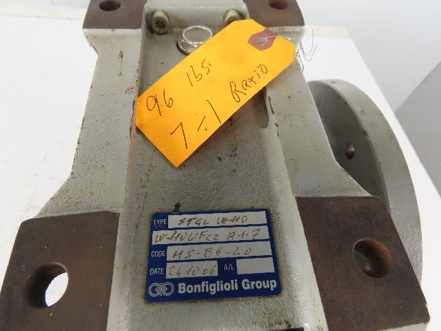 Bonfiglioli Group Worm Gear Box Speed Reducer 7:1 Ratio 30mm In 47mm Hollow Out