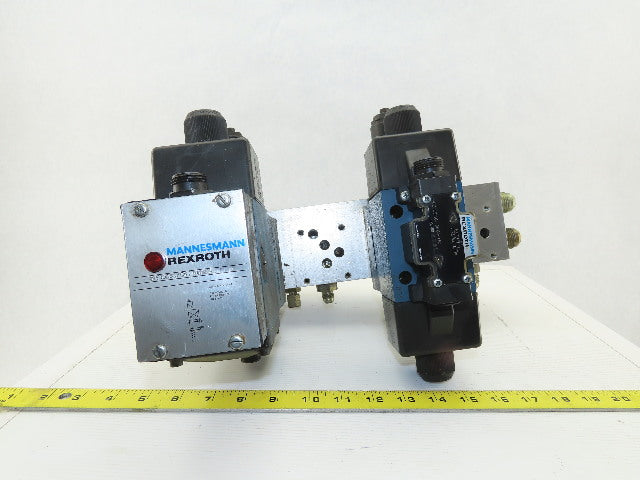Rexroth Hydraulic valves W/3 Port Manifold Base Assembly