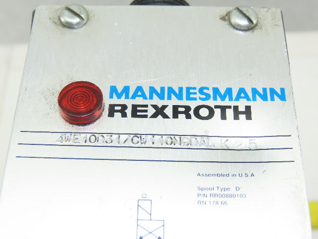Rexroth Hydraulic valves W/3 Port Manifold Base Assembly