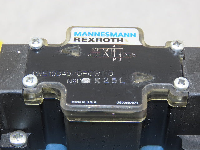 Rexroth Hydraulic valves W/3 Port Manifold Base Assembly