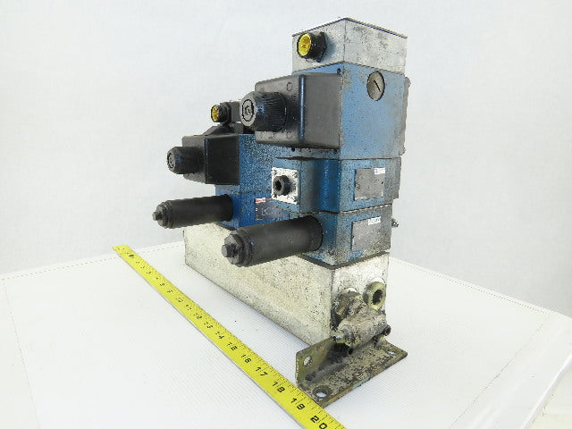 Rexroth Hydraulic valves W/3 Port Manifold Base Assembly