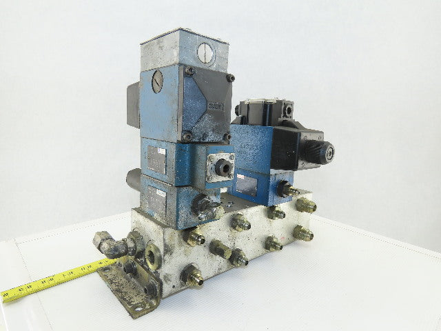 Rexroth Hydraulic valves W/3 Port Manifold Base Assembly