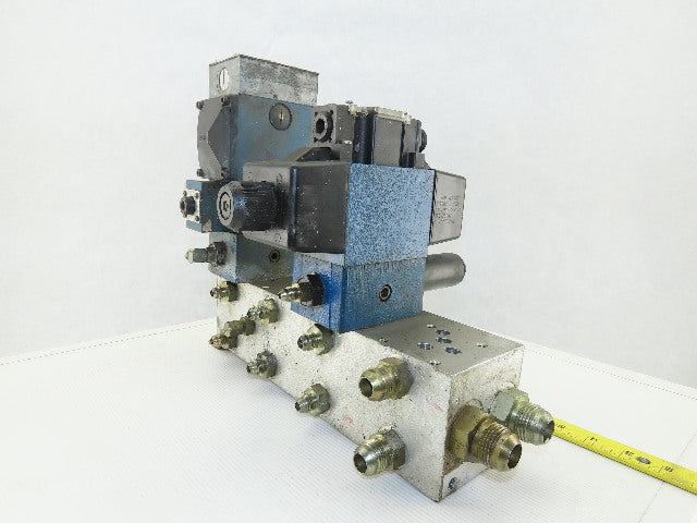 Rexroth Hydraulic valves W/3 Port Manifold Base Assembly