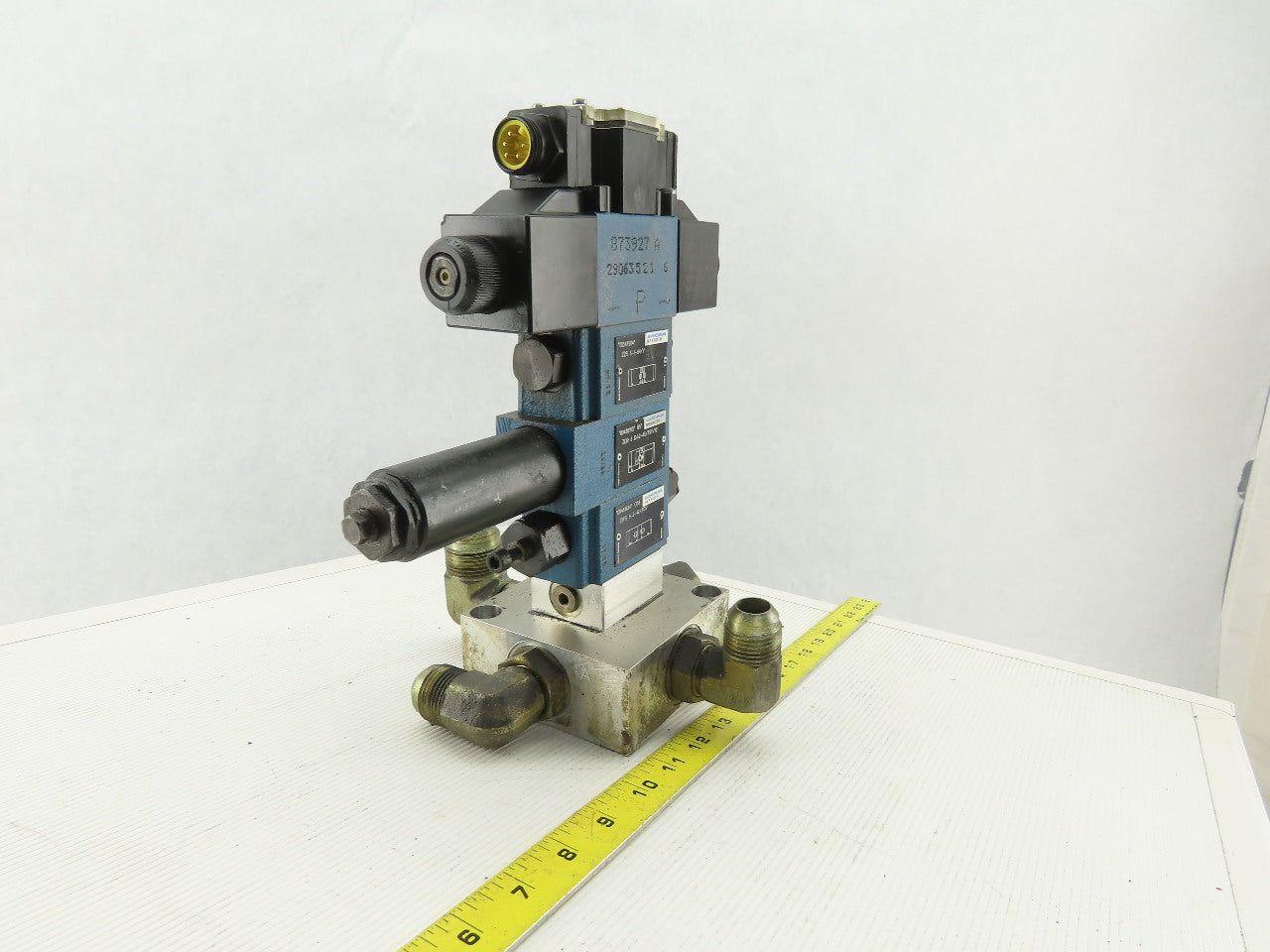 Rexroth 4WE6J61/EW11ON9DK25L 4/3 Way Float Center Hydraulic Check Regulated