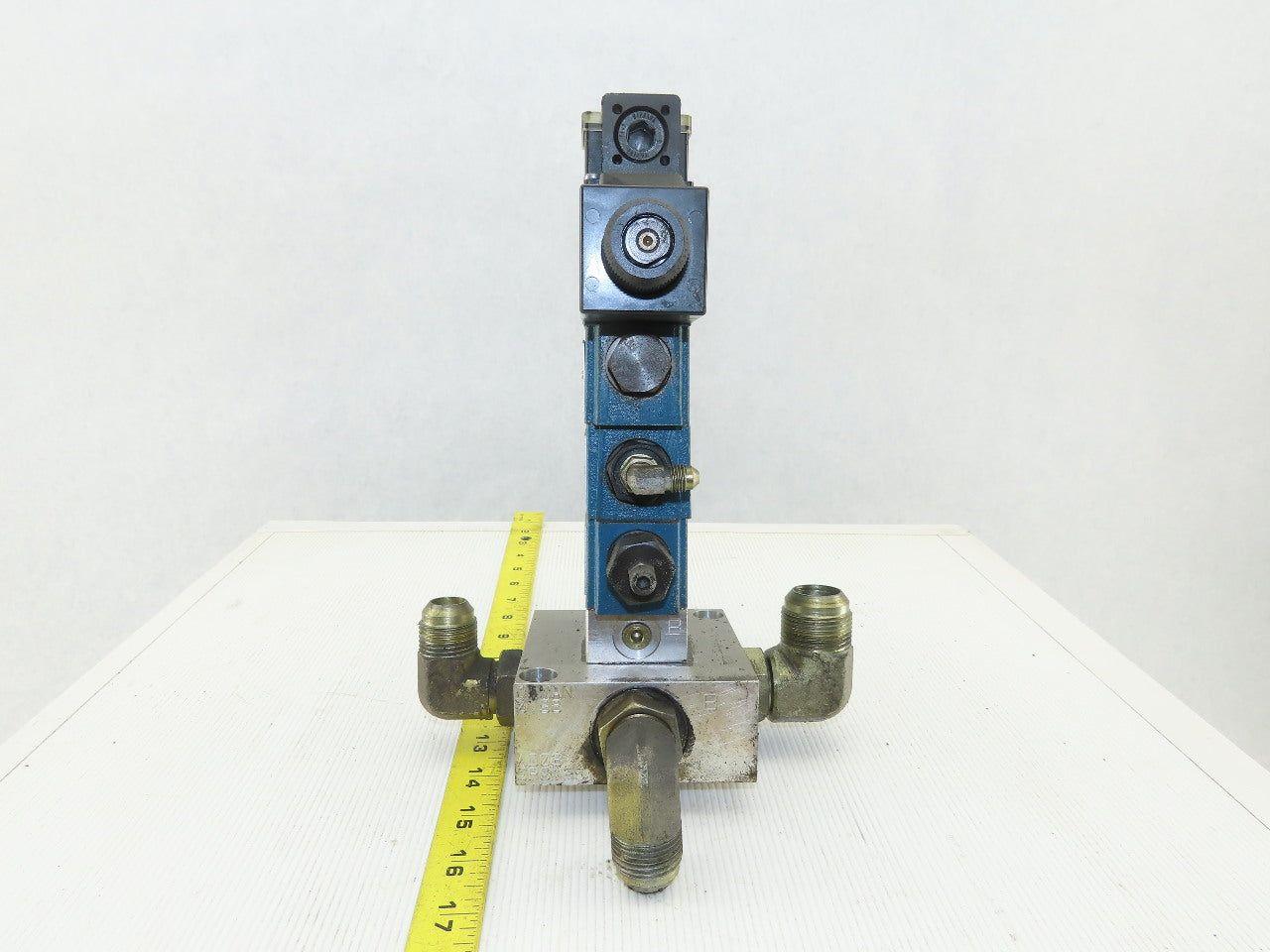 Rexroth 4WE6J61/EW11ON9DK25L 4/3 Way Float Center Hydraulic Check Regulated