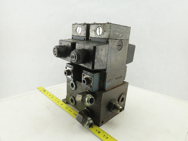 Rexroth 4WE10D31/0FCW110N9DAL 4/2 Way Hydraulic Valve Check Assembly 115V Coil