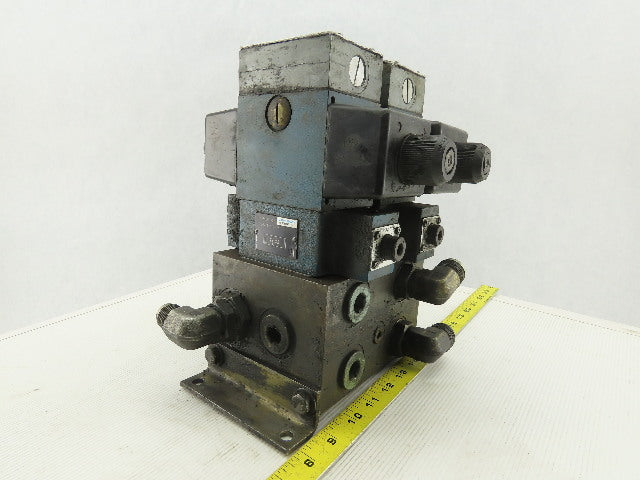 Rexroth 4WE10D31/0FCW110N9DAL 4/2 Way Hydraulic Valve Check Assembly 115V Coil