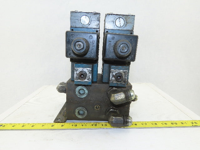 Rexroth 4WE10D31/0FCW110N9DAL 4/2 Way Hydraulic Valve Check Assembly 115V Coil