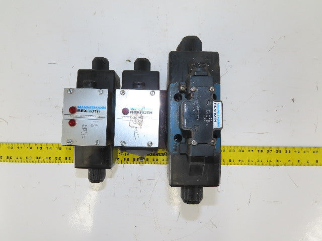 Rexroth 4WE10D31/0FCW110N9DAL 4/2 Way Hydraulic Regulated Valve Assembly 120V