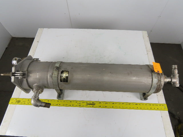 FSI BFNP12 8" Basket Filter Strainer 304 Stainless Steel 26" Long 1" NPT Ports