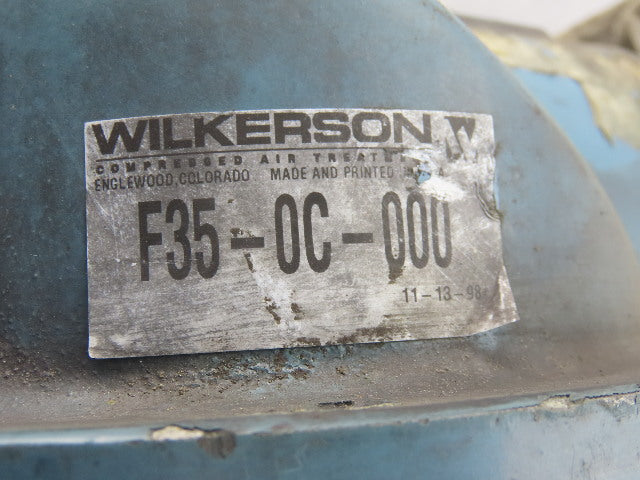 Wilkerson F35-0C-000 Jumbo General Purpose Filter 2" NPT 150PSI