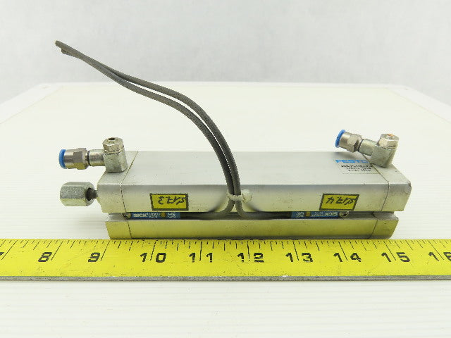 Festo TD08 ADN-25-120-I-P-A Pneumatic Compact Air Cylinder 25mm x 120mm 145 PSI