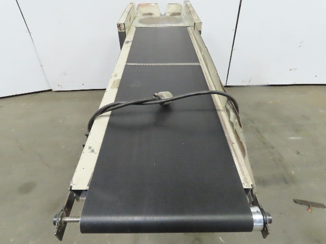 12"Wx46"L"x31"H Smooth Belt Conveyor 115V 1Ph 0-47" FPM