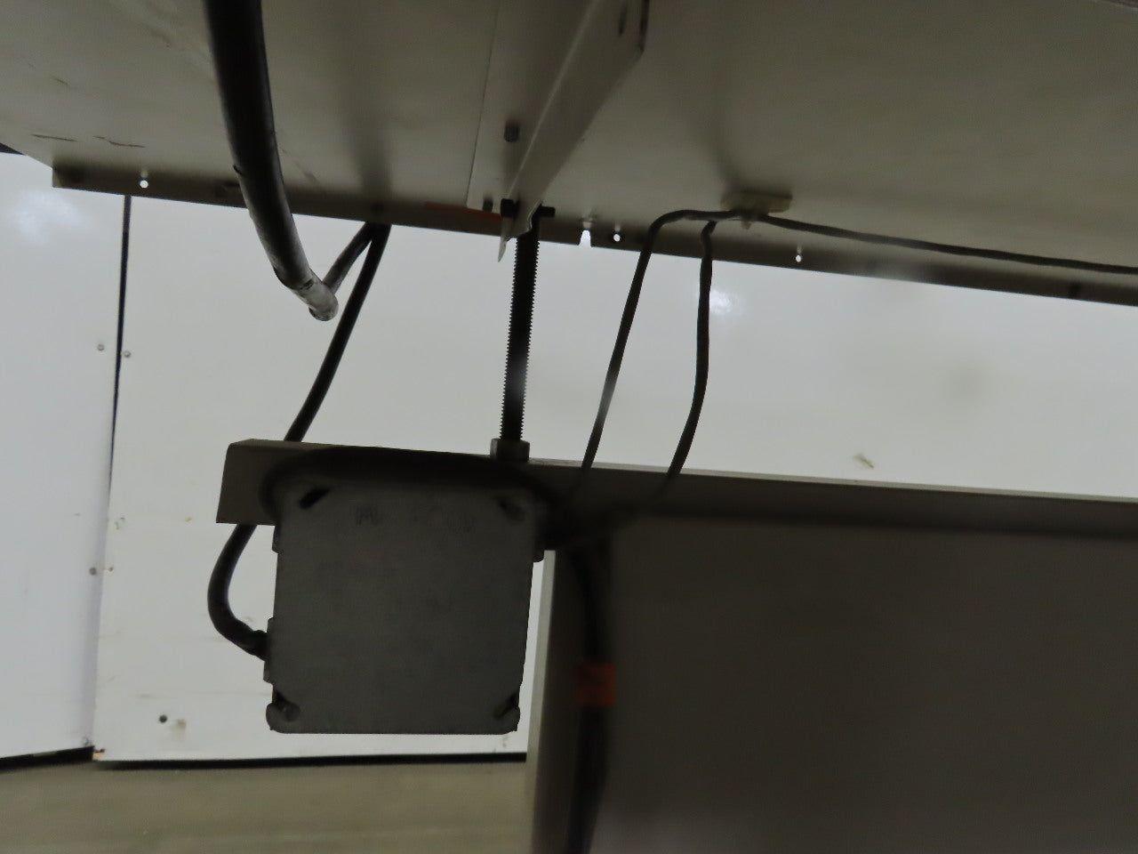 12"Wx46"L"x31"H Smooth Belt Conveyor 115V 1Ph 0-47" FPM