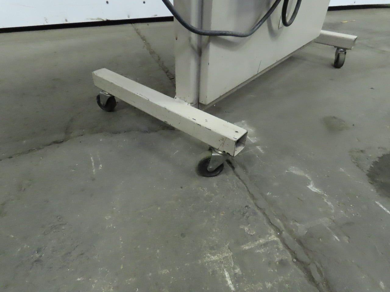 12"Wx46"L"x31"H Smooth Belt Conveyor 115V 1Ph 0-43 FPM