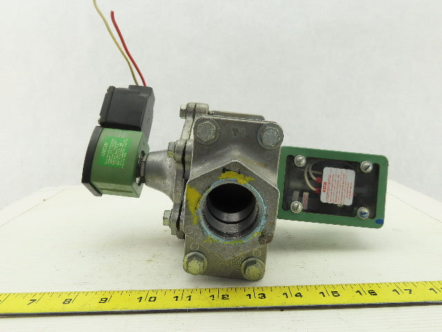 ASCO JKP 8214G261C 1-1/4" NPT 2-Way Fuel Gas Solenoid Valve 120V