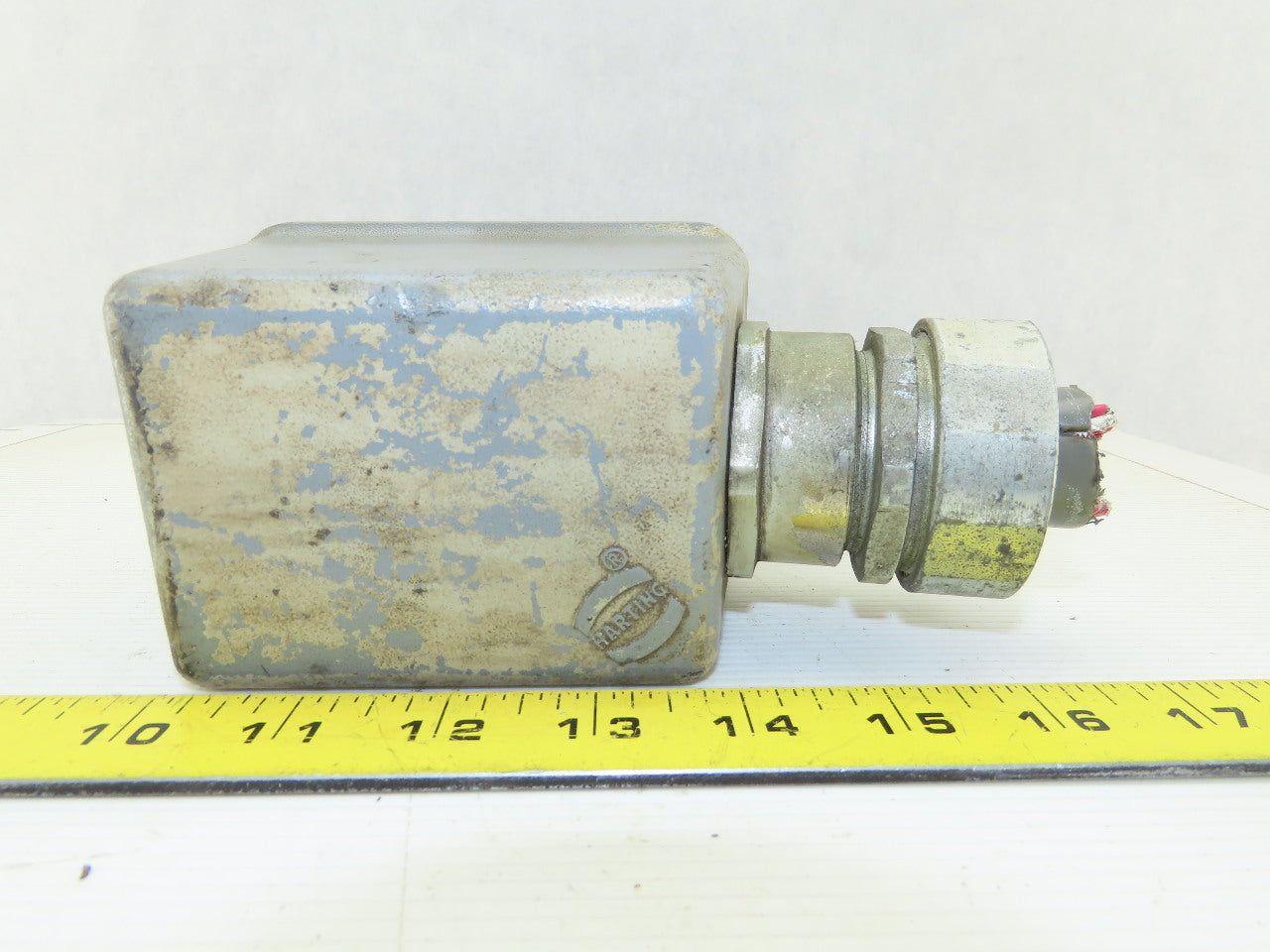 Harting HAN-E24F 24-Pin Female Connector Plug Housing Hood Side Entry 16A 400V