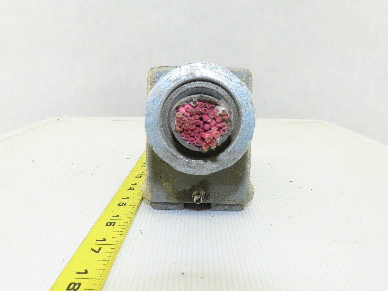 Harting HAN-E24F 24-Pin Female Connector Plug Housing Hood Side Entry 16A 400V