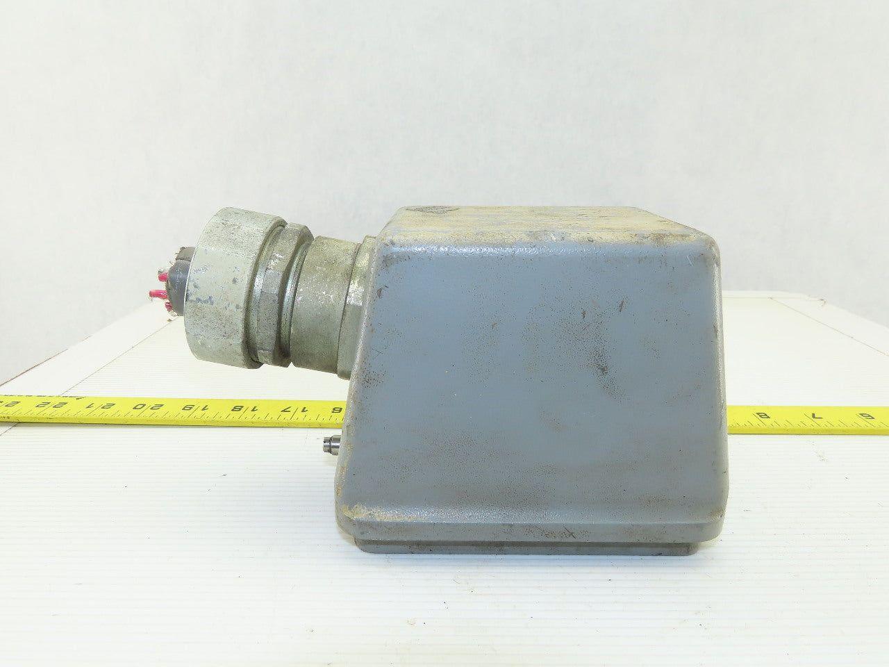 Harting HAN-E24F 24-Pin Female Connector Plug Housing Hood Side Entry 16A 400V