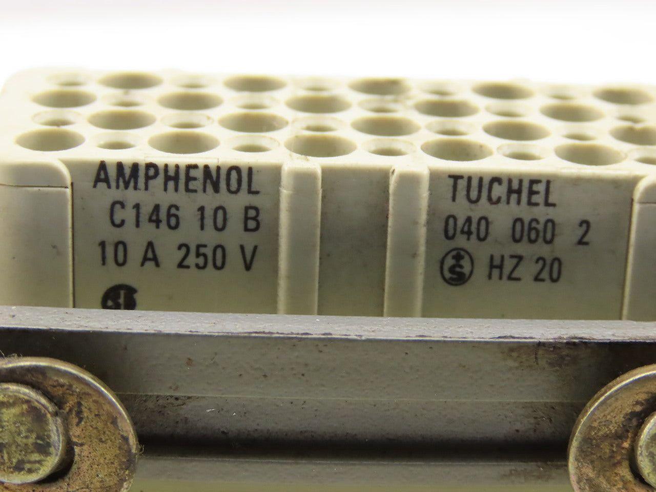 Amphenol C146 10B 2 10A 250V Female Plug Connector W/Housing