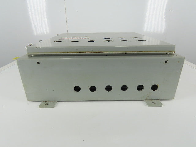 HAMMOND MANUFACTURING Wall Mount Electrical Enclosure JIC 20x20x6" W/Back Plate