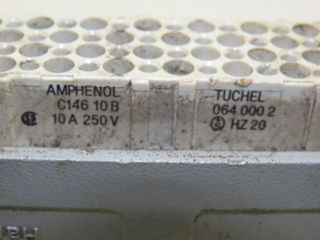 Amphenol C146 10B 64 Pin Female Side Entry Hood 10A 250V