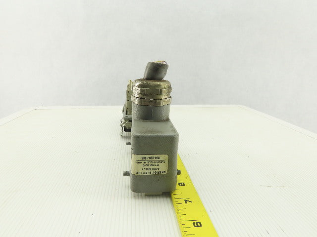 Harting Han 24 E-M 24 Pin Housing Assembly Base & Hood W/Inserts 16A 500V
