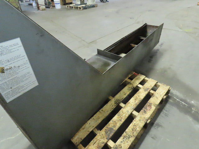 Incline Chip Conveyor 6FPM 59" x 12" Intake 230-480V 3Ph