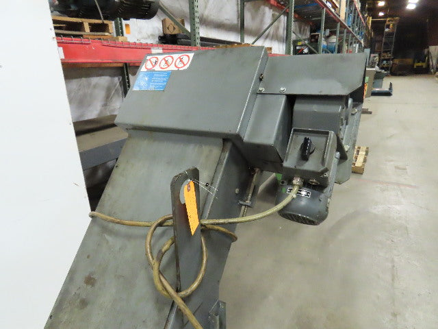 Incline Chip Conveyor 6FPM 59" x 12" Intake 230-480V 3Ph