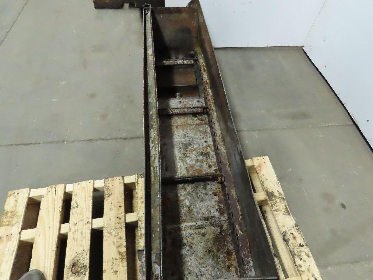 Incline Chip Conveyor 6FPM 59" x 12" Intake 230-480V 3Ph