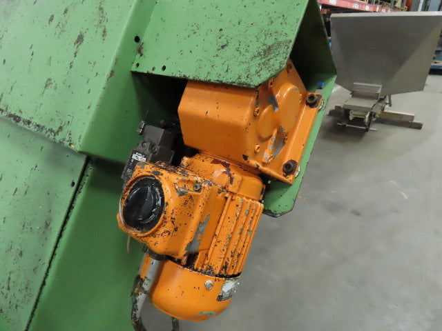 Knoll Incline Belt Chip Conveyor 4FPM 39" x 23" Intake 31" Discharge 440V 3Ph