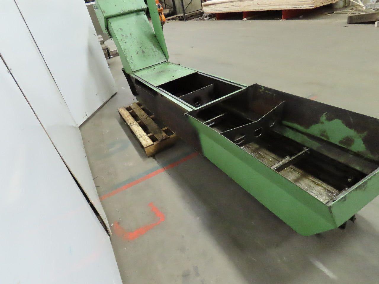 Knoll Incline Belt Chip Conveyor 4FPM 39" x 23" Intake 31" Discharge 440V 3Ph