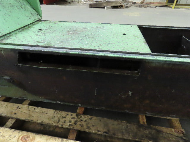 Knoll Incline Belt Chip Conveyor 4FPM 39" x 23" Intake 31" Discharge 440V 3Ph
