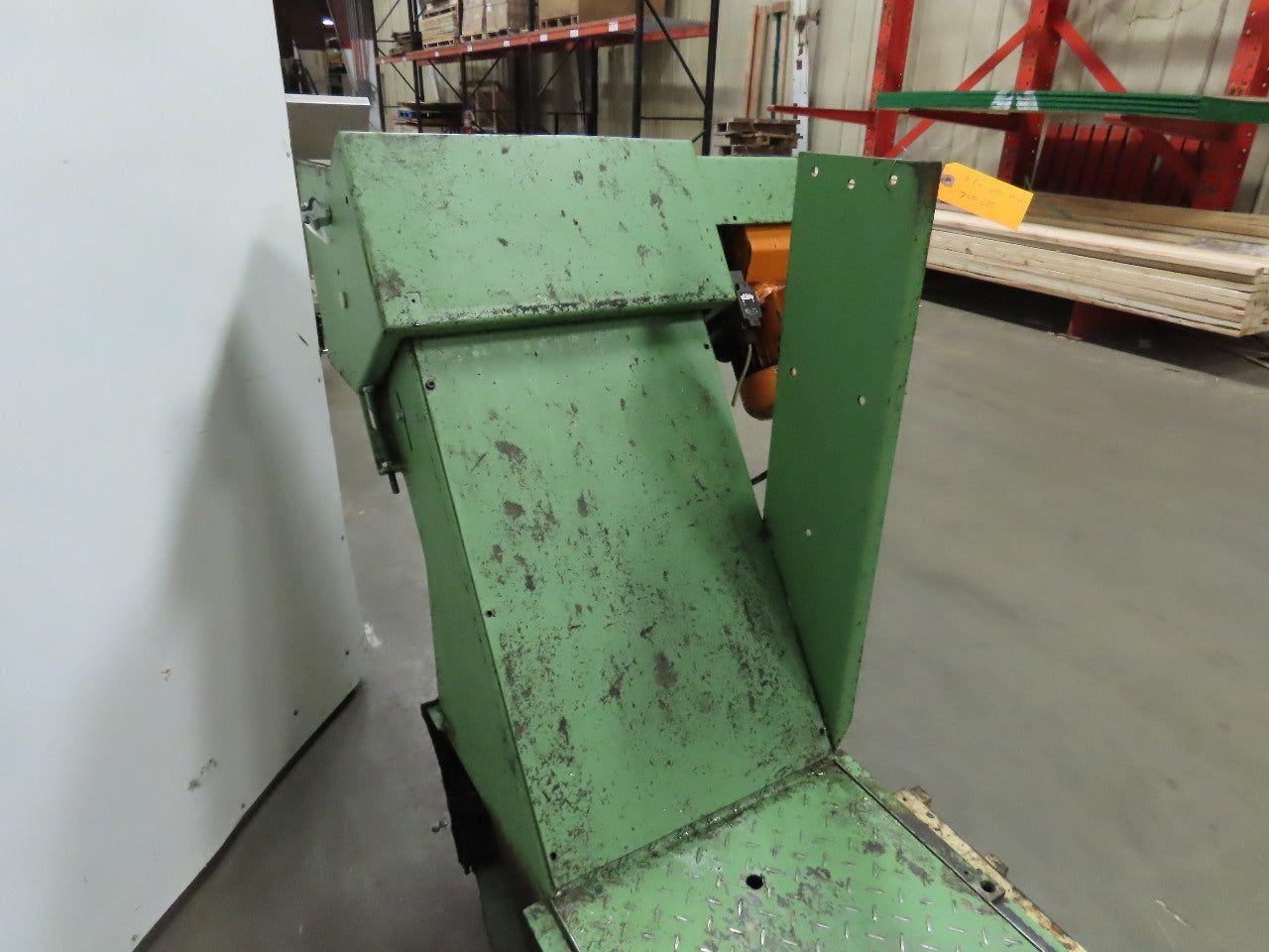 Knoll Incline Belt Chip Conveyor 4FPM 39" x 23" Intake 31" Discharge 440V 3Ph