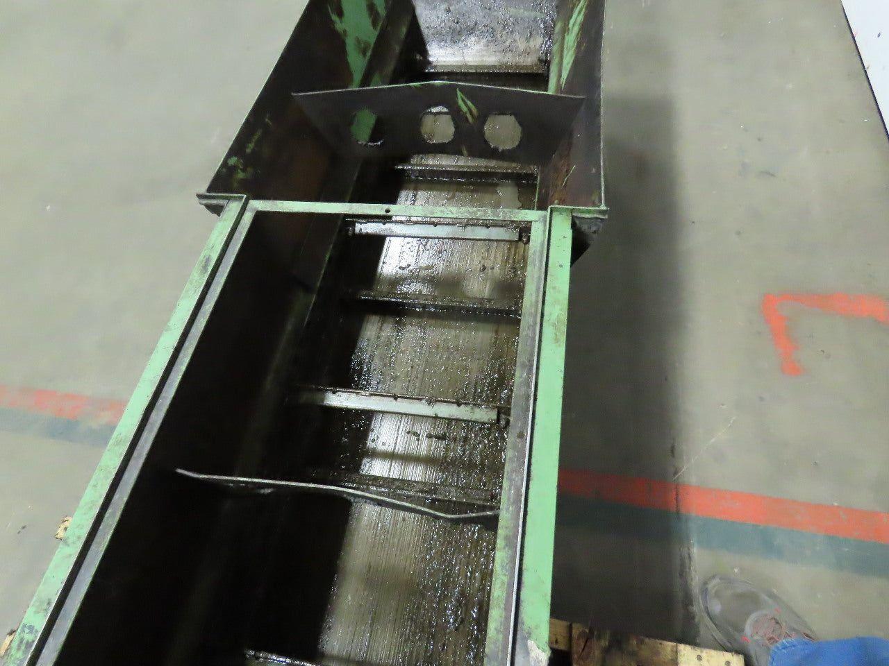 Knoll Incline Belt Chip Conveyor 4FPM 39" x 23" Intake 31" Discharge 440V 3Ph