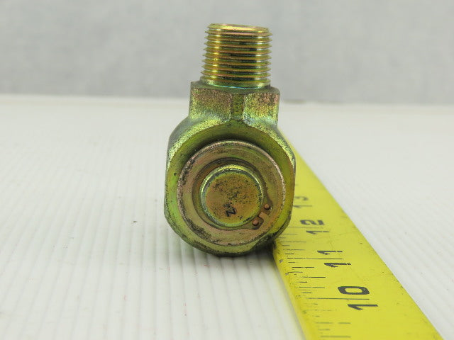 Parker S2101-6-6 Hydraulic Swivel Fitting, 90° Elbow 3/8x3/8" NPT
