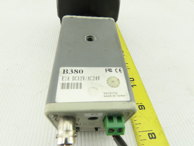 ARM Electronics B380 Monochrome Camera EIA DC12V/AC24V W/Pelco Zoom Lens