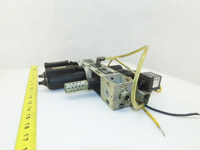 Numatics C22C-03GMQ Flexi Block Filter Regulator Assembly W/Quick Exhaust Valve