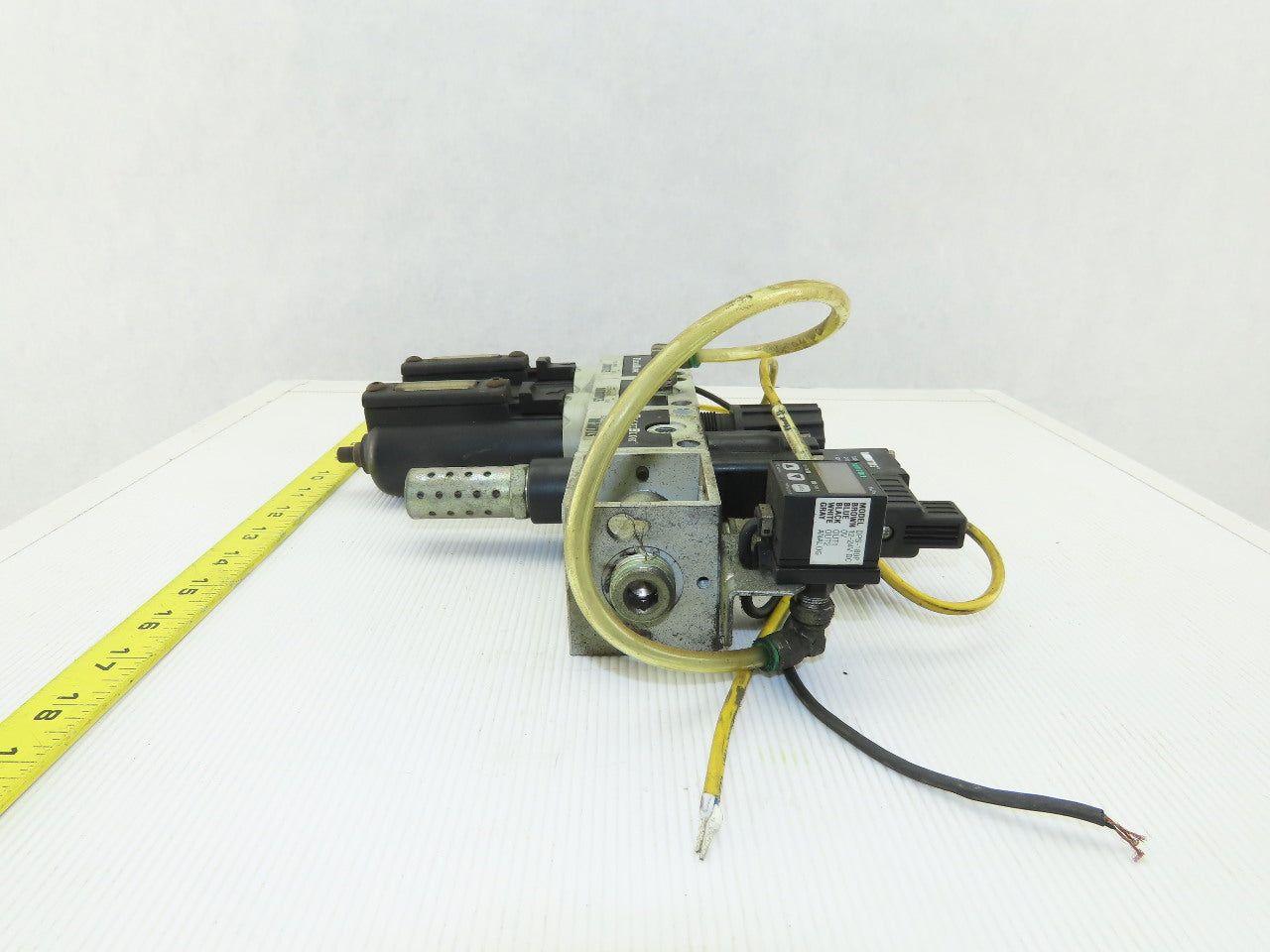 Numatics C22C-03GMQ Flexi Block Filter Regulator Assembly W/Quick Exhaust Valve