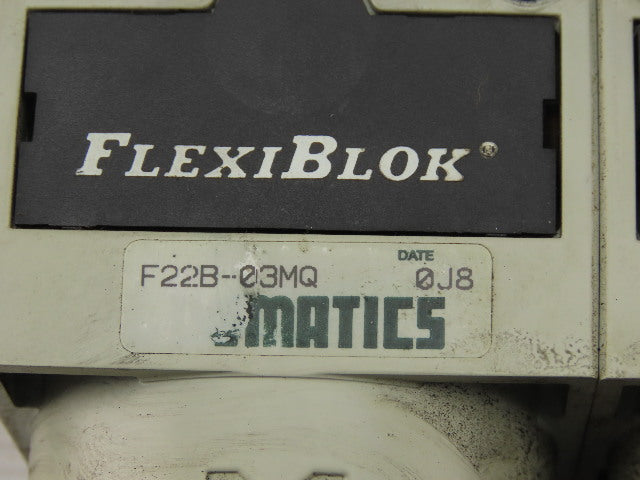 Numatics C22C-03GMQ Flexi Block Filter Regulator Assembly W/Quick Exhaust Valve