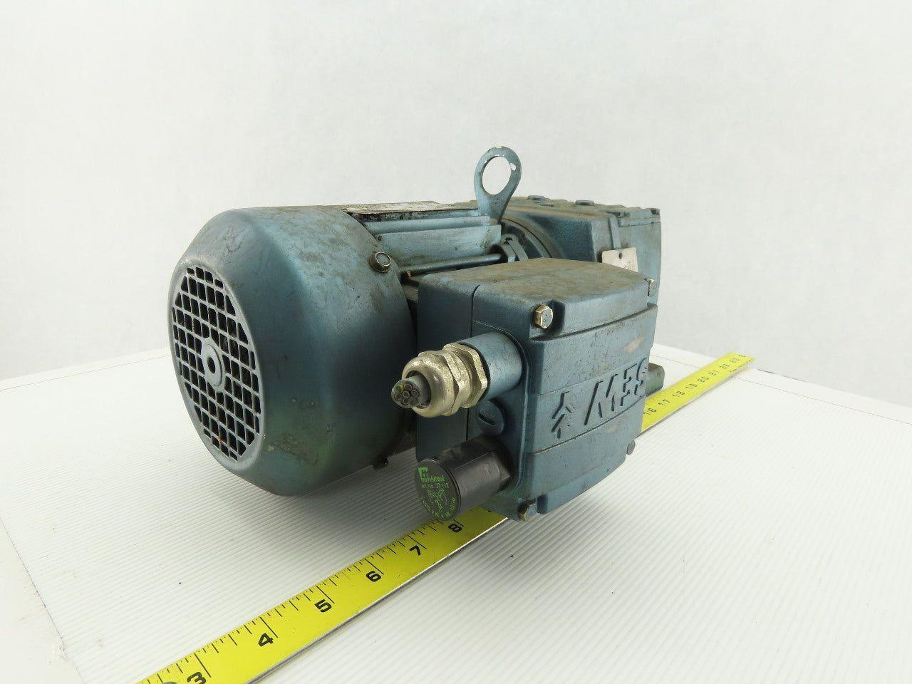 Sew Eurodrive R37DT71C4TF-IS 1/3HP Motor 230/460V 3Ph W/44.81:1 Inline Gearbox