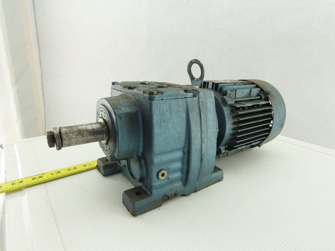 Sew Eurodrive R37DT71C4TF-IS 1/3HP Motor 230/460V 3Ph W/44.81:1 Inline Gearbox